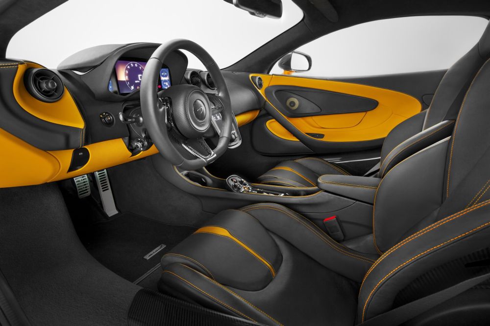 The 570S Coupe interior.