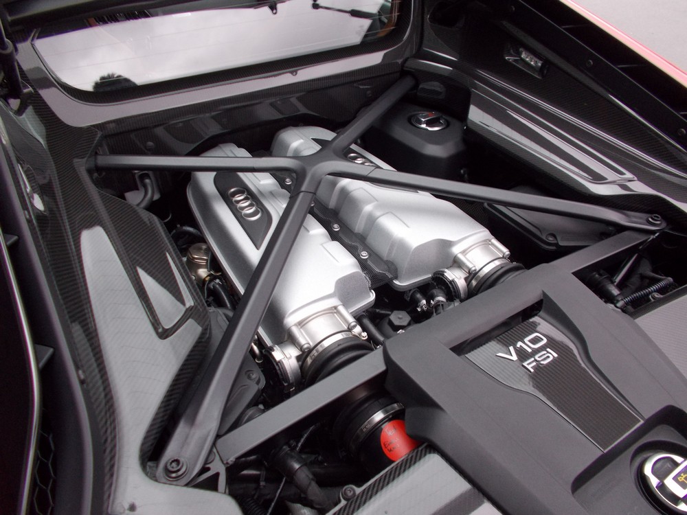 The R8 plus engine.