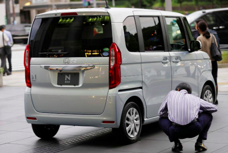 The N-Box is proving to be popular among the elderly. - Reuters