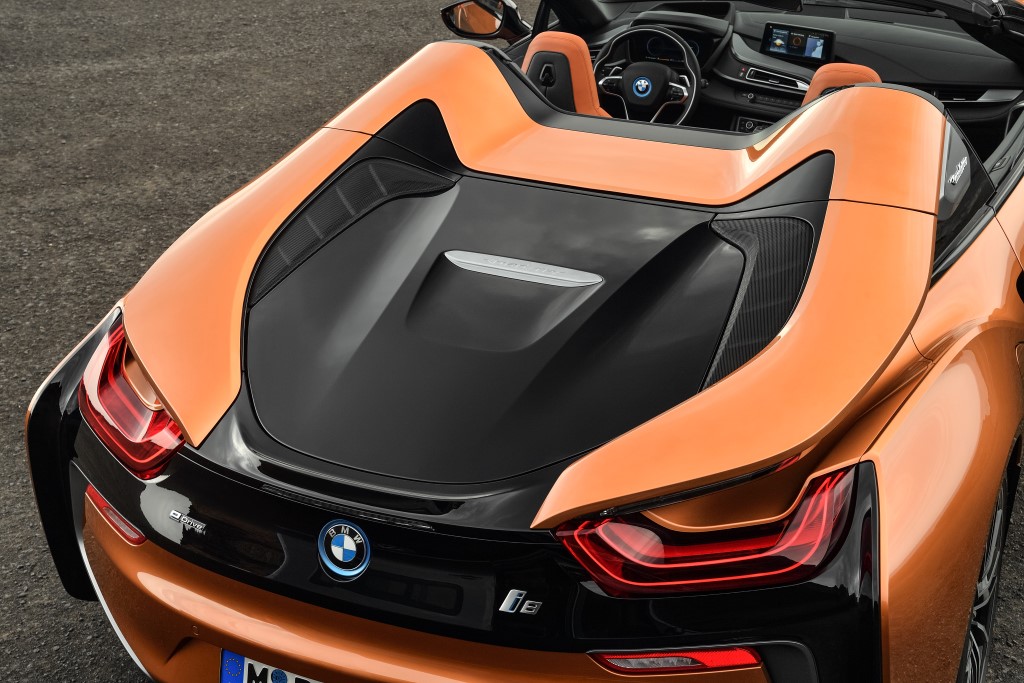 BMW i8 roadster.