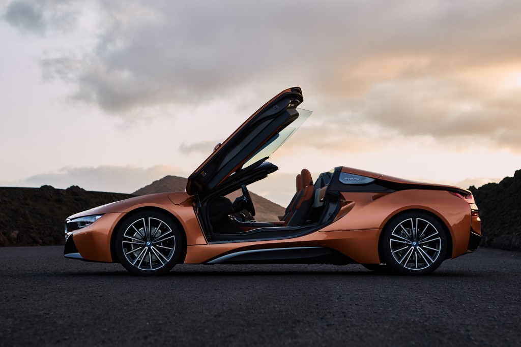 BMW i8 roadster.