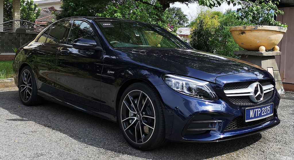 The C 43 4MATIC is the quickest of the trio.