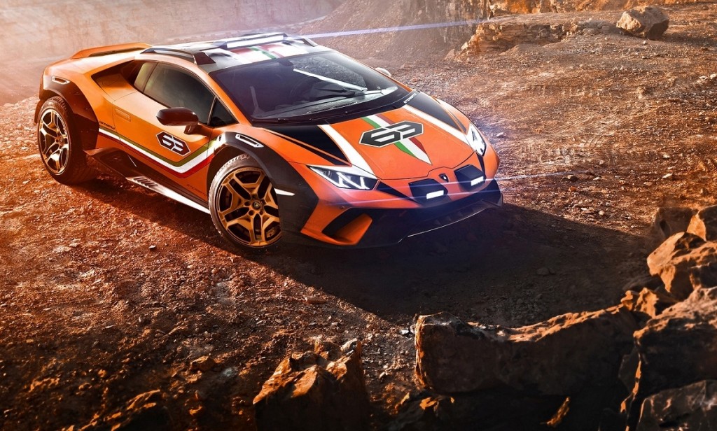 Lamborghini unveils super car designed for off,roading