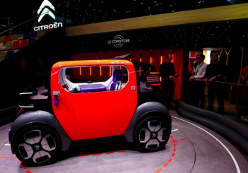 PSA unveils mini electric Citroen car video