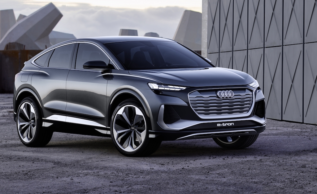 The Q4 Sportback e-tron concept.