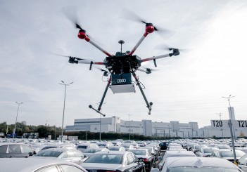 Audi uses drones to locate vehicles at Neckarsulm site