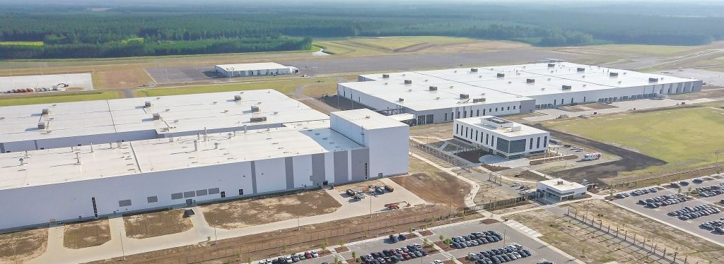 Volvo's new manufacturing plant in South Carolina, USA