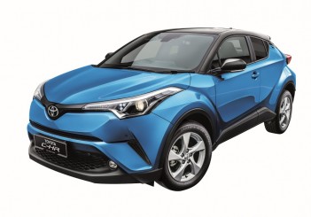 Lucky Caltex customers drive home in new Toyota C-HR Toyota C-HR HydroBlue