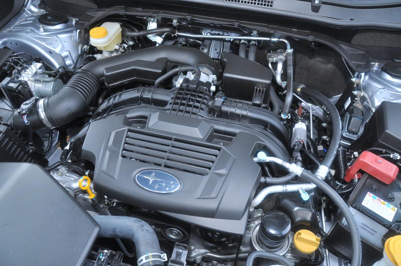 The 2.0 L Forester engine.