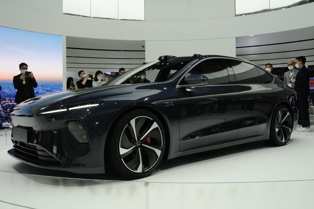 The  NIO ET7 electric car.