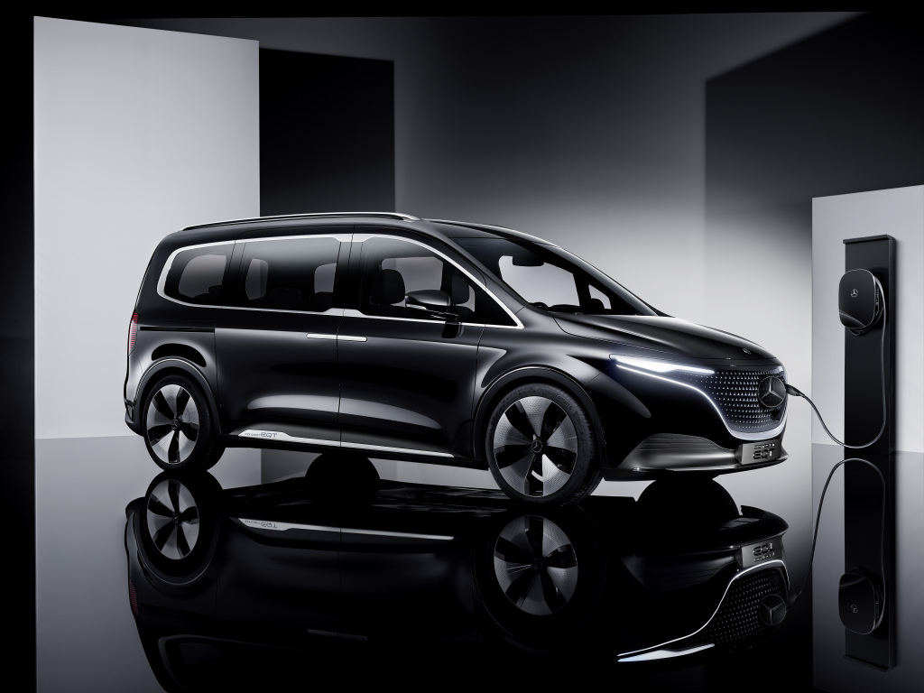 Premiere des Concept EQT – Vorbote einer neuen Hochwertigkeit im Small-Van-SegmentPremiere of the Concept EQT – forerunner of a new premium quality in the small van segment