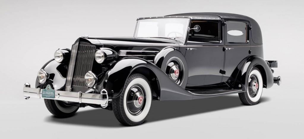 Chaplin's 1936 Packard Twelve Cabriolet.