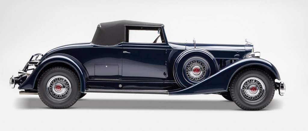 1934 Packard Twelve Coupe Roadster.