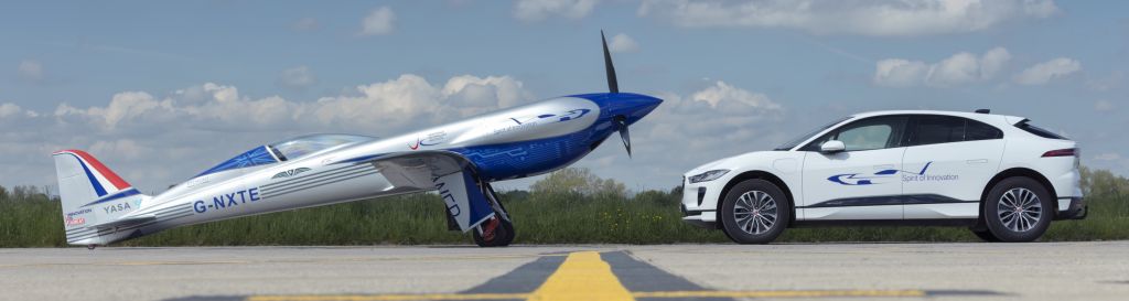 News Jaguar I PACE Provides Ground Support For All electric Flight 
