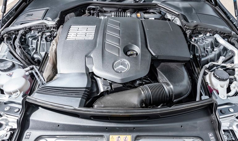 All engines in the new C-Class are mildly electrified. Both petrol and diesel options come as mild hybrids with 48-volt technology.