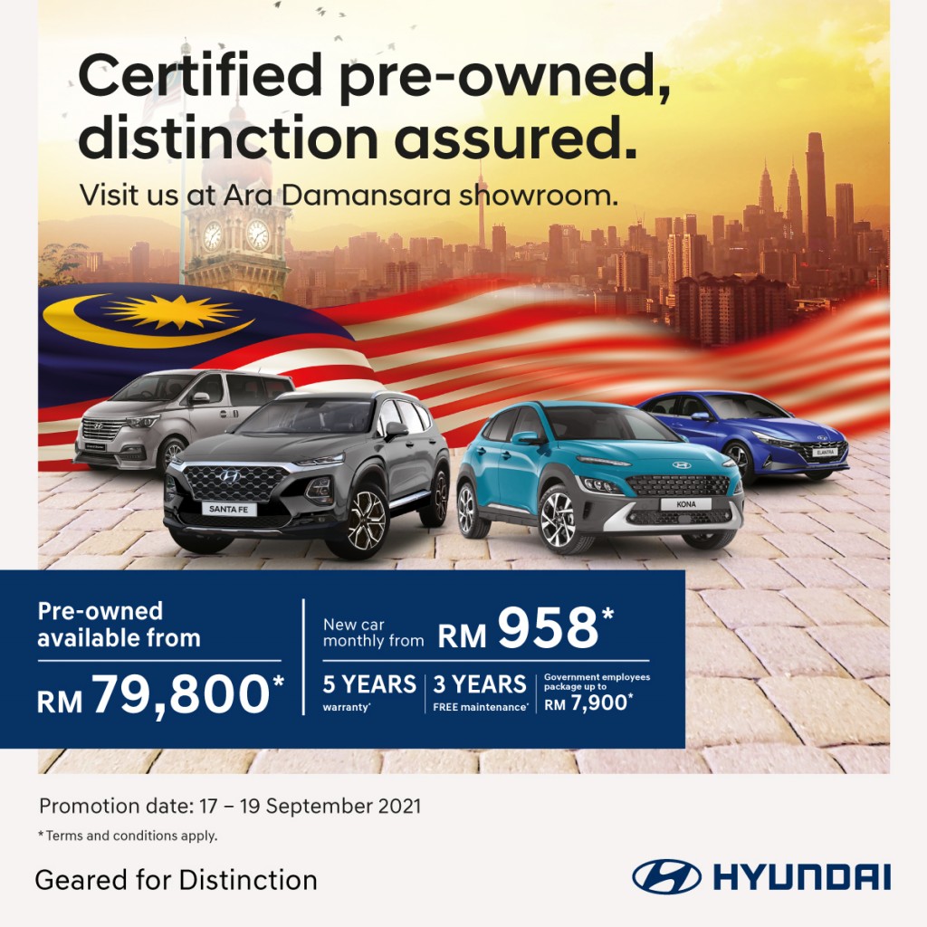 Limited certified used Hyundai units on sale from Sept 17-19 | CarSifu