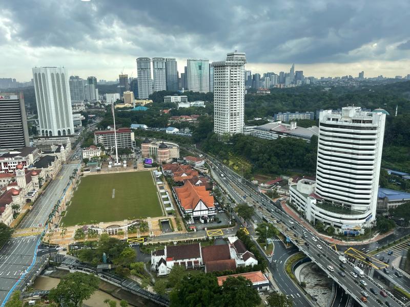 A view of Kuala Lumpur from the DBKL headquarters.