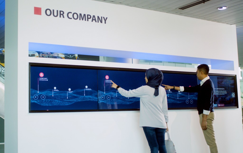 Interactive Wall allows users to view various aspects of PROTON