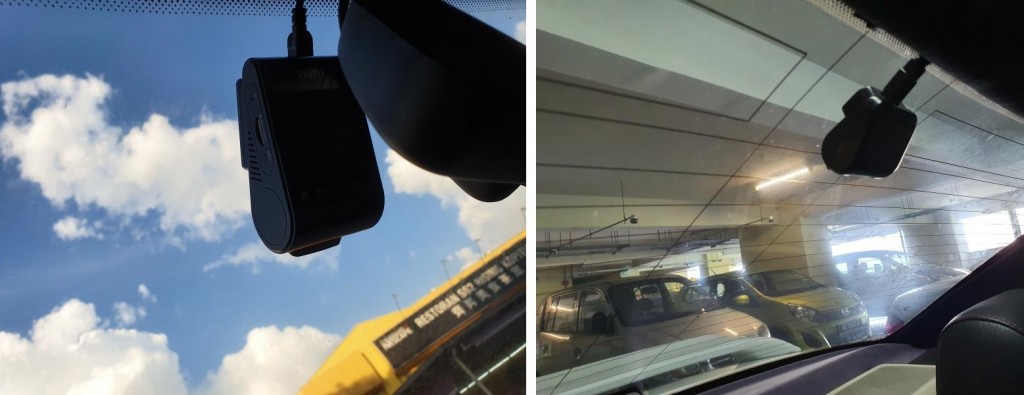 Installing a front and rear dashcam in the car is ideal.