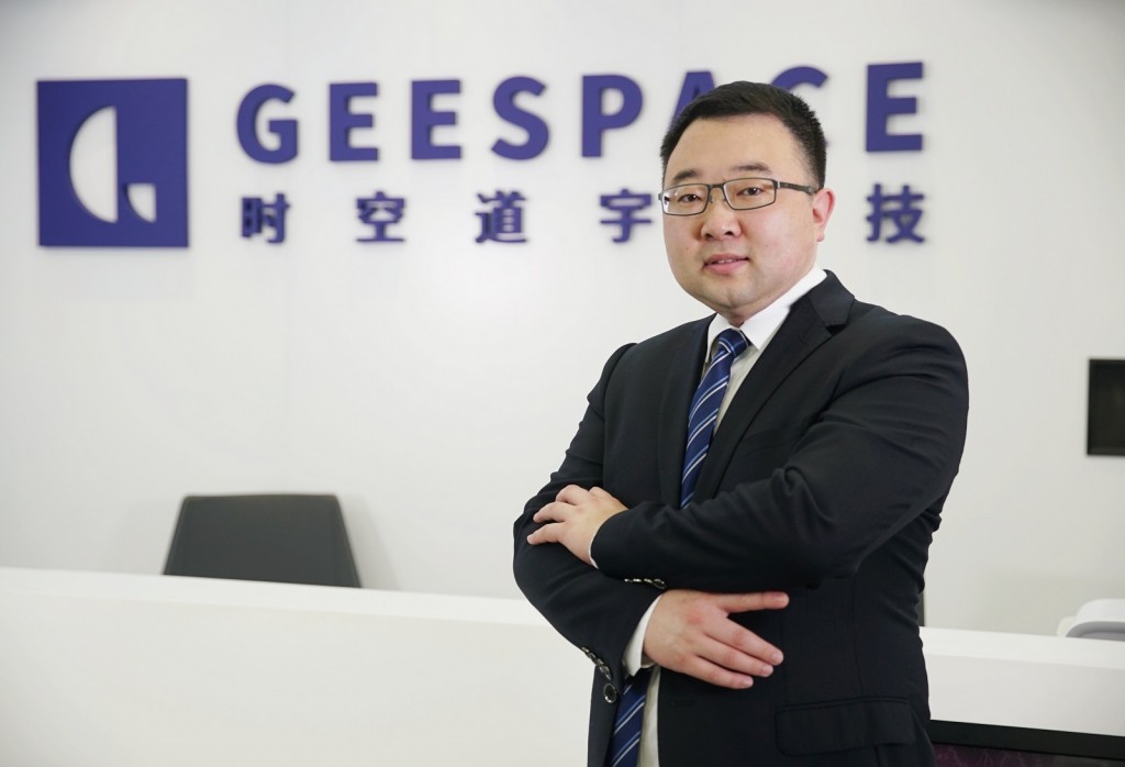 Geespace CEO and chief scientist Tony Wang. The satellites were launched by Geespace, a subsidiary of the Geely group.
