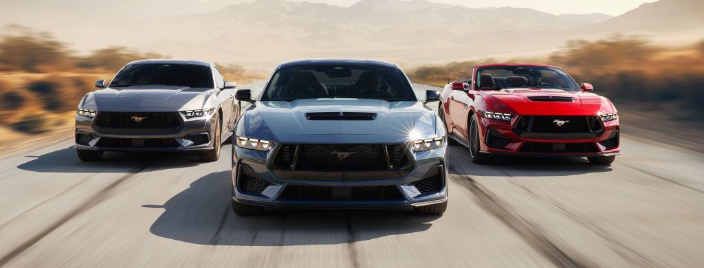 Pre-production vehicles shown.