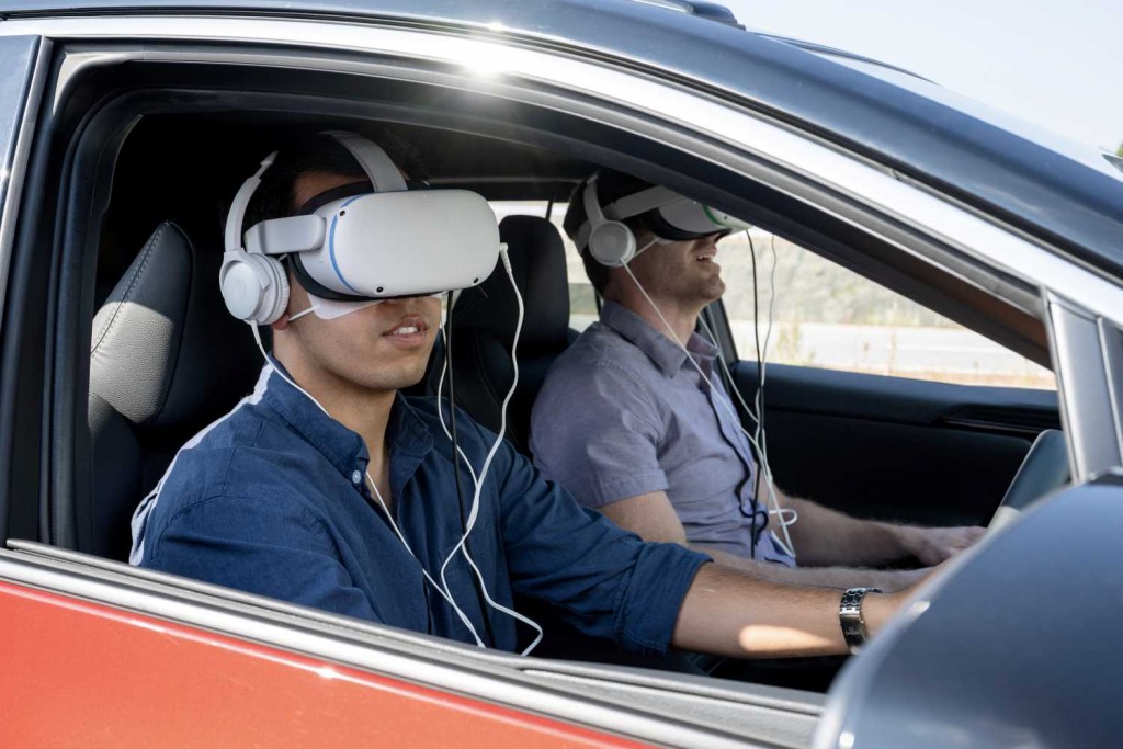 Interactive Reality in Motion/VR could be a reality soon with Toyota testing cars equipped with such features.