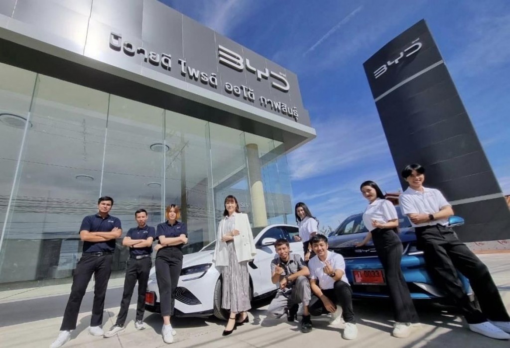 BYD's Thai distributor to triple EV dealerships, expand commercial