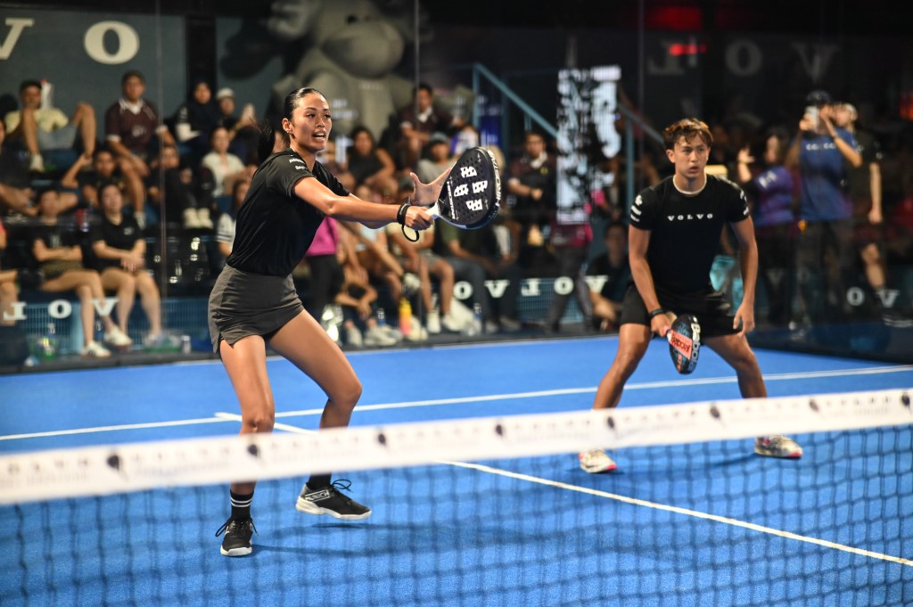 Advanced Mixed Champions_ Sharifah Elysia Binti Wan Abdul Rahman (left) and Christian Didier Chin Zao Quan (right) and edged past Delia Odette Arnold and Daniel Leong Prickett (Custom)