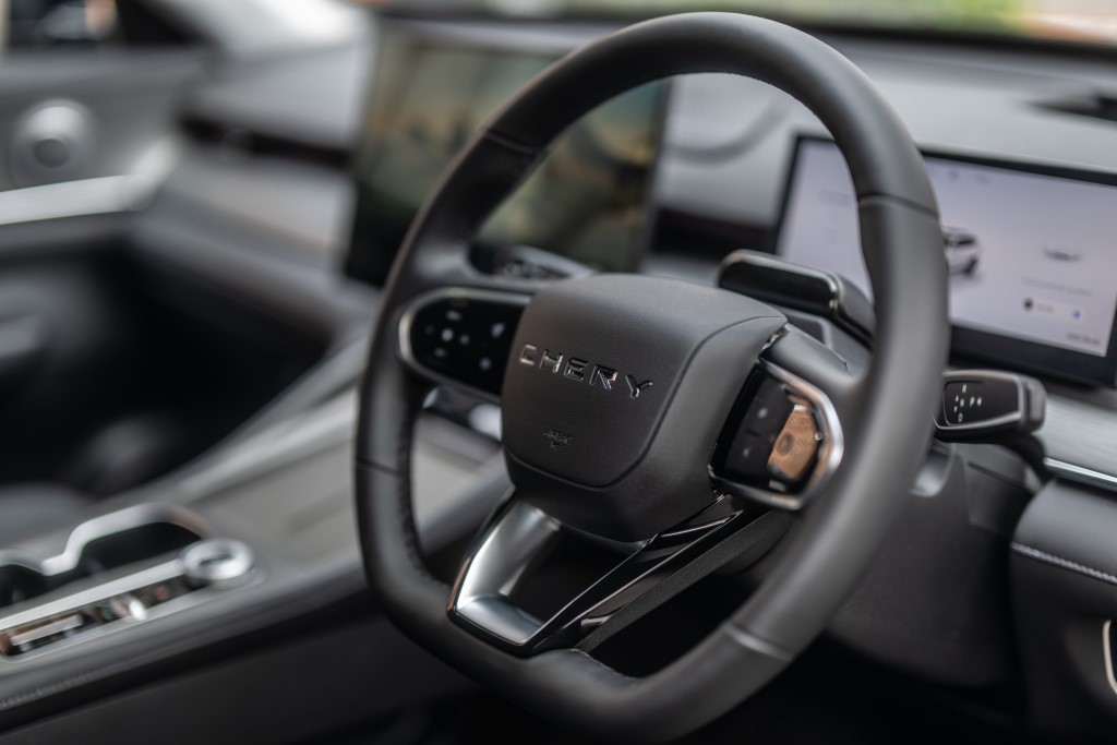 Chery Tiggo 8 Super Hybrid interior close up (Custom)