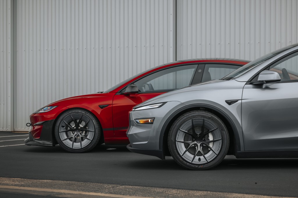 Tesla Model 3 Highland and Model Y Juniper on Road Warrior Wheel by Unplugged Performance 3840px (7) (Custom)