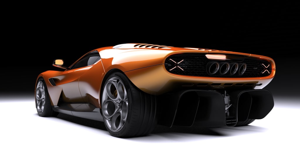 7. Garagisti & Co. GP1 alternative rear in studio setting (Custom)