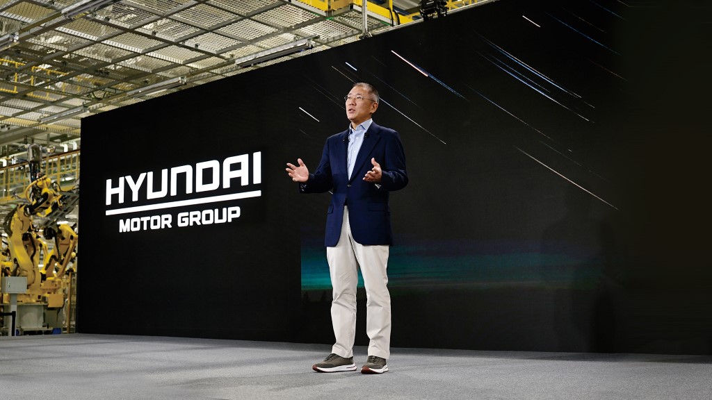 Hyundai Motor Group executive chair Euisun Chung