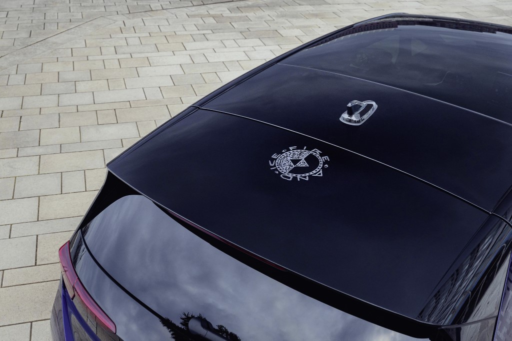 Roof spoiler with Fire and Ice logo from the 1990s.