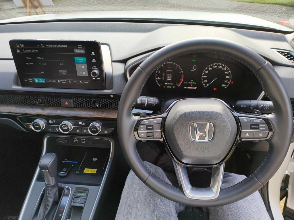 CR-V's premium interior.