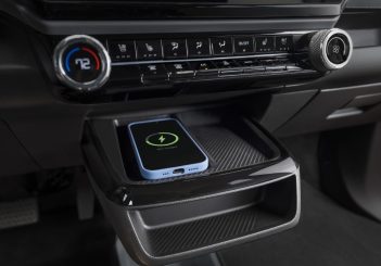 Wireless charging pad with phone