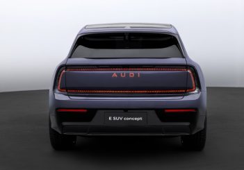 Indoor studio shot, exterior, rear