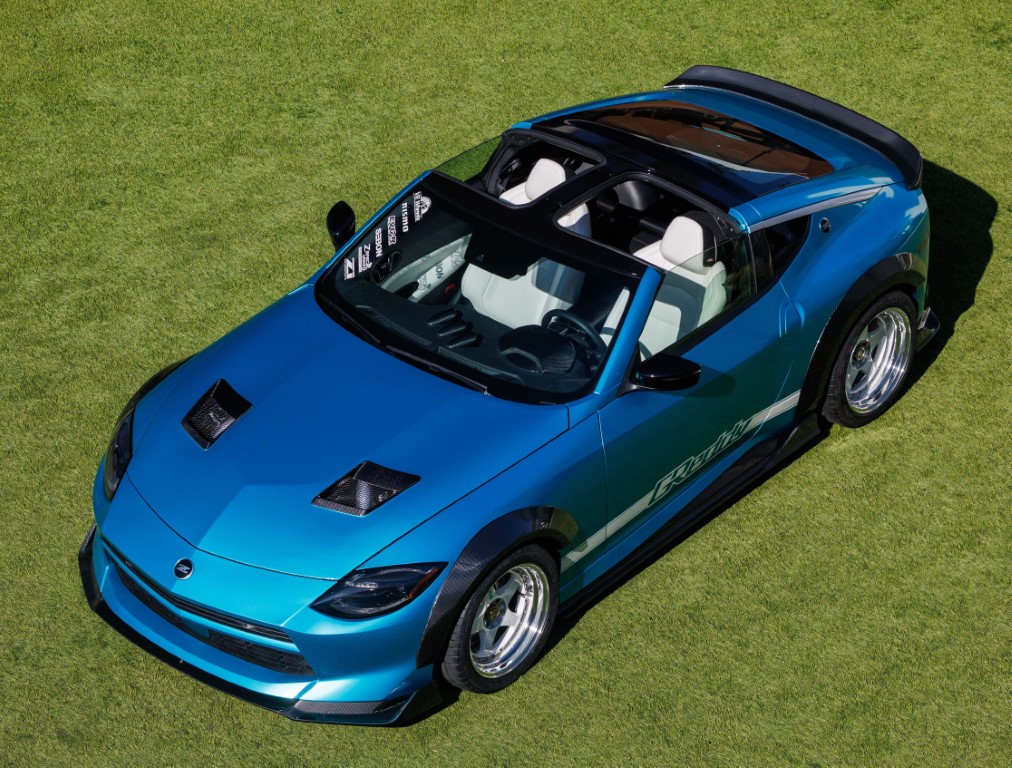 Aerial view of the Nissan Z Kaze Concept