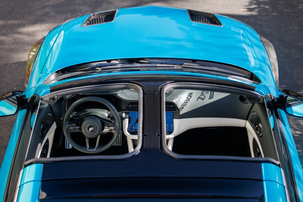 Aerial view of the Nissan Z Kaze Concept.